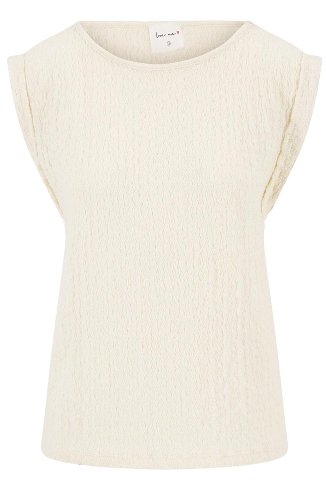 MOUWLOZE TOP VAN CRINKLE STOF 0304 152 OFF WHITE